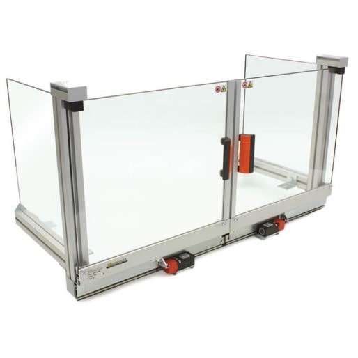 Milling table machine guard